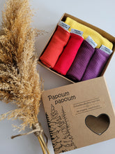 Load image into Gallery viewer, All-organic washcloths (Package of 5 with box)