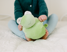 Load image into Gallery viewer, Happy Plush Frog, bamboo velour