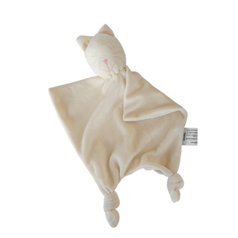 Bamboo Kitty Cat baby blanket papoumpapoum