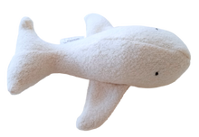 Load image into Gallery viewer, Baby Beluga Rattle, organic cotton