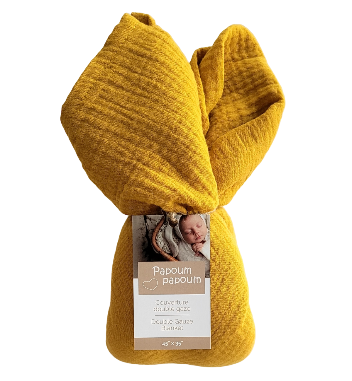 Plush Organic Baby beaver papoumpapoum