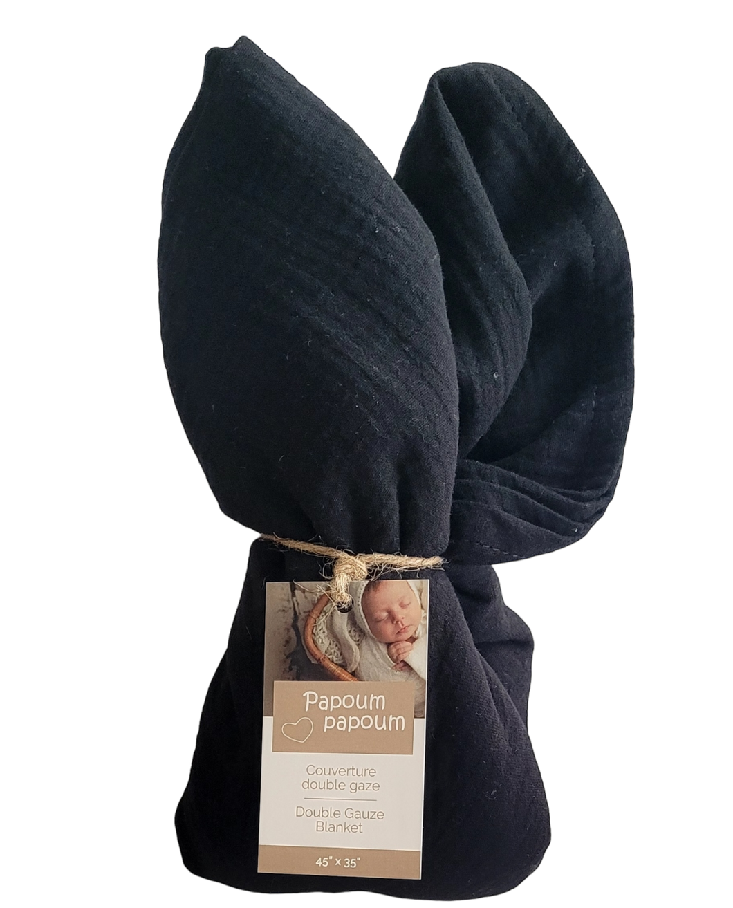 Double Gauze Blanket 100% organic cotton - Muslin Swaddle