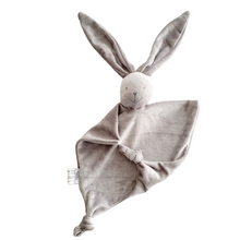 Load image into Gallery viewer, Bunny baby blankie, bamboo velour (Color options)