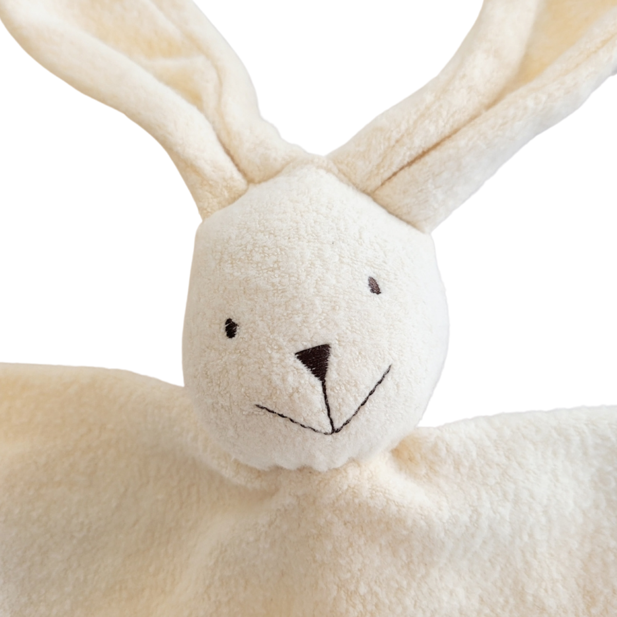 Organic cotton Bunny Rabbit baby blanket papoumpapoum